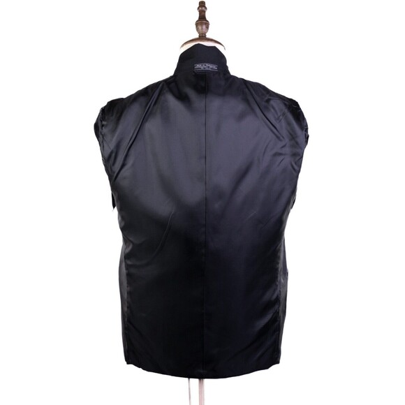 Bert Pulitzer Men's 1 Button Suit 42R Blazer Coat Wool Jacket Black Pants 32x28 - Picture 15 of 16